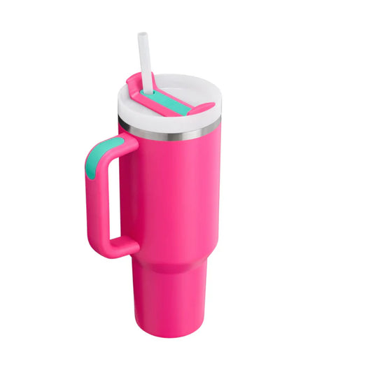 Stanley - Quencher H2.0 Tumbler de 30 oz. / Fucsia con azul