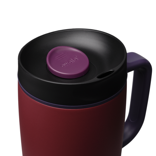 Owala - Smooth Sip Slider Tumbler 12oz. / Dark Cherry