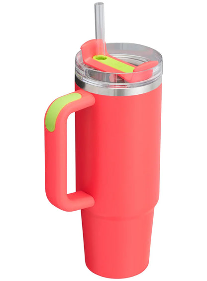 Stanley - Quencher H2.0 Tumbler de 30 oz. / Rosado con verde