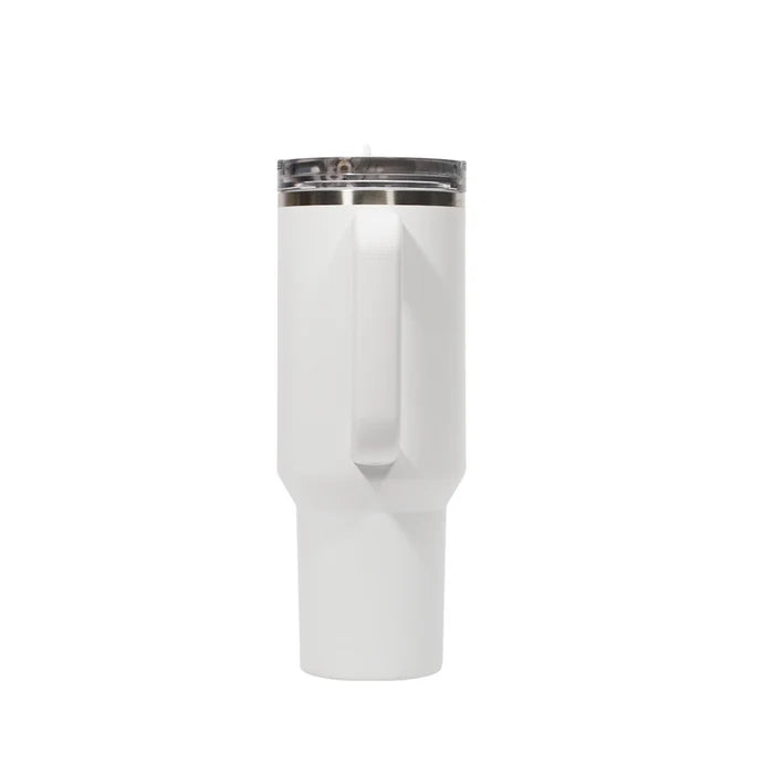 Stanley - Quencher H2.0 Tumbler de 40 oz. / Blanco con gris