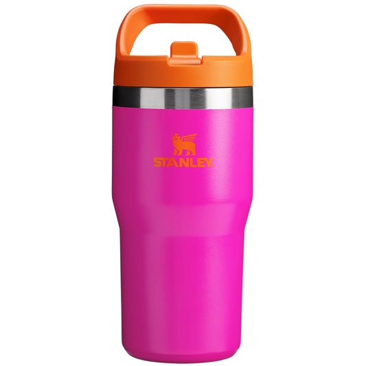 Stanley - Flip Straw Tumbler de 20 oz. / Fucsia con naranja