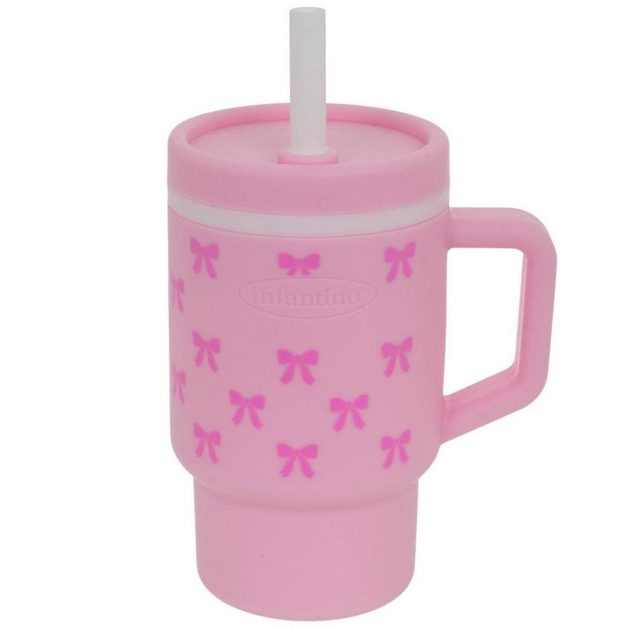 Infantino - Tumbler de Silicona de 9oz. / Moños