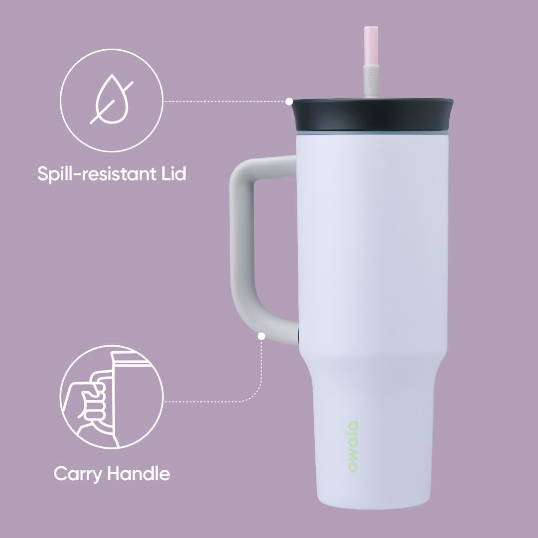 Owala - Tumbler de 40oz. / Lila con azul marino