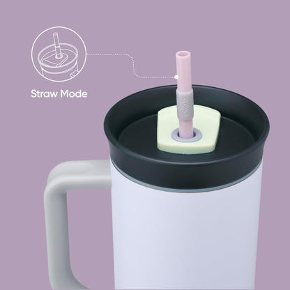 Owala - Tumbler de 40oz. / Lila con azul marino