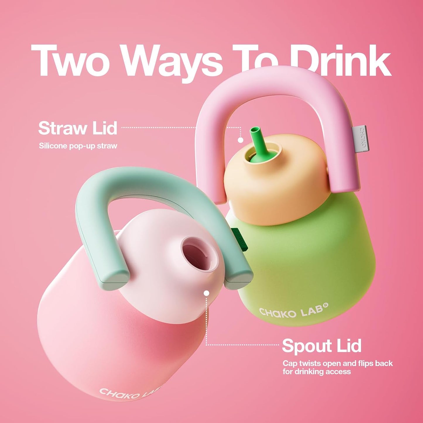 Chakolab - Lin Lin Thermo de 33oz. / Rosado