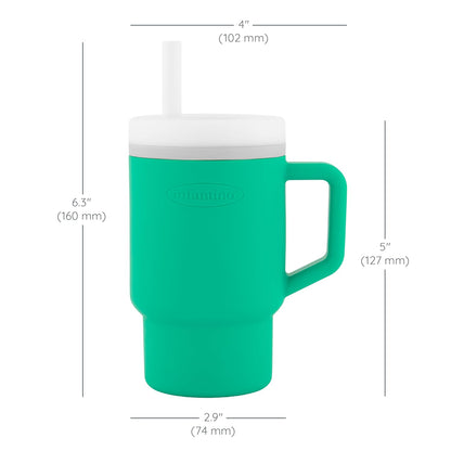 Infantino - Tumbler de Silicona de 9oz. / Verde