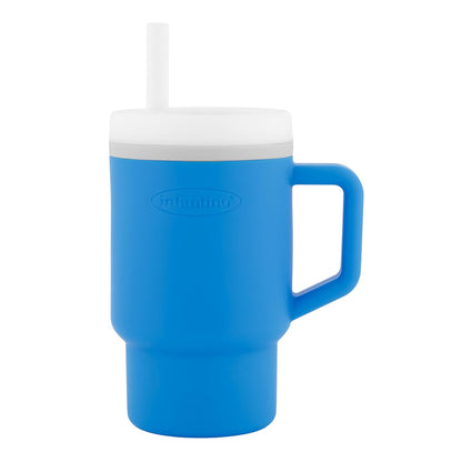 Infantino - Tumbler de Silicona de 9oz. / Azul