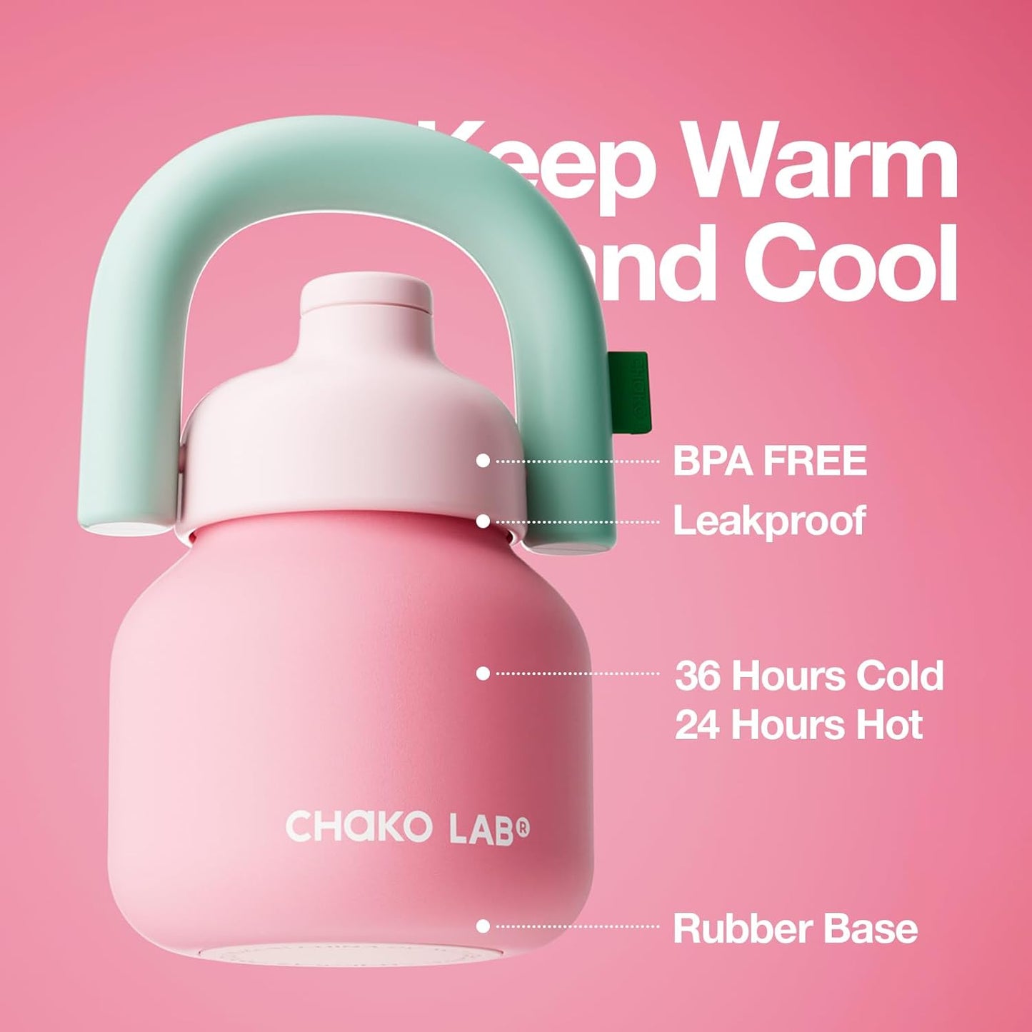 Chakolab - Lin Lin Thermo de 33oz. / Rosado