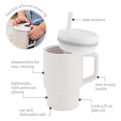 Infantino - Tumbler de Silicona de 9oz. / Nude