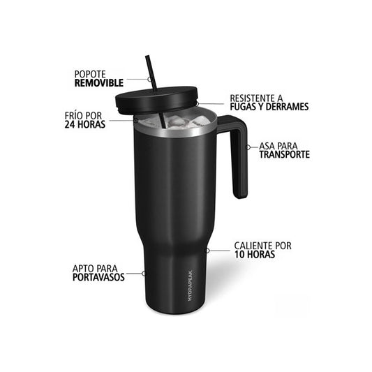 Hydrapeak - Voyager de 40 oz. / Negro