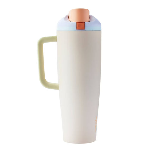 Owala - FreeSip Tumbler de 40oz. / Beige con amarillo