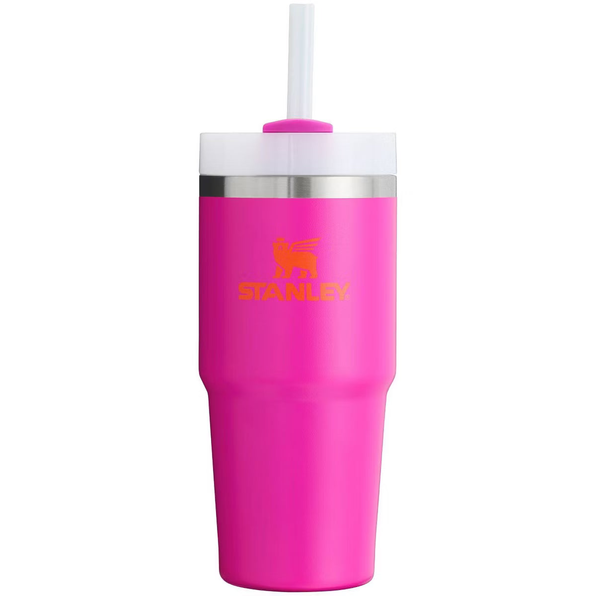 Stanley - Quencher H2.0 Tumbler 20 oz. / Fucsia con naranja