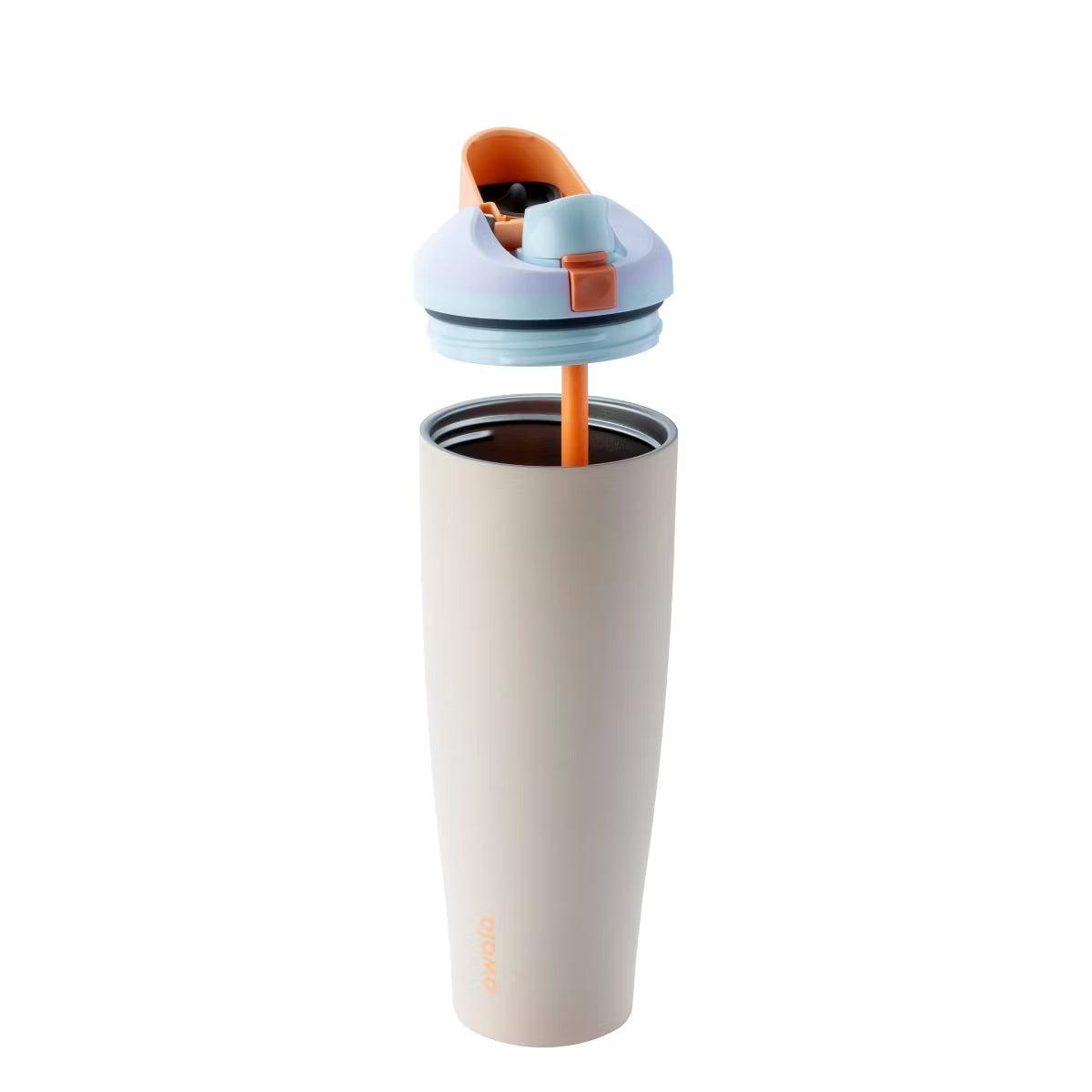 Owala - FreeSip Tumbler de 40oz. / Beige con amarillo