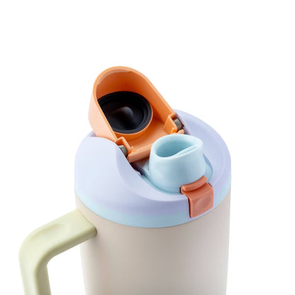 Owala - FreeSip Tumbler de 40oz. / Beige con amarillo