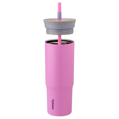 Owala - Tumbler de 24oz. / Clavellina con morado
