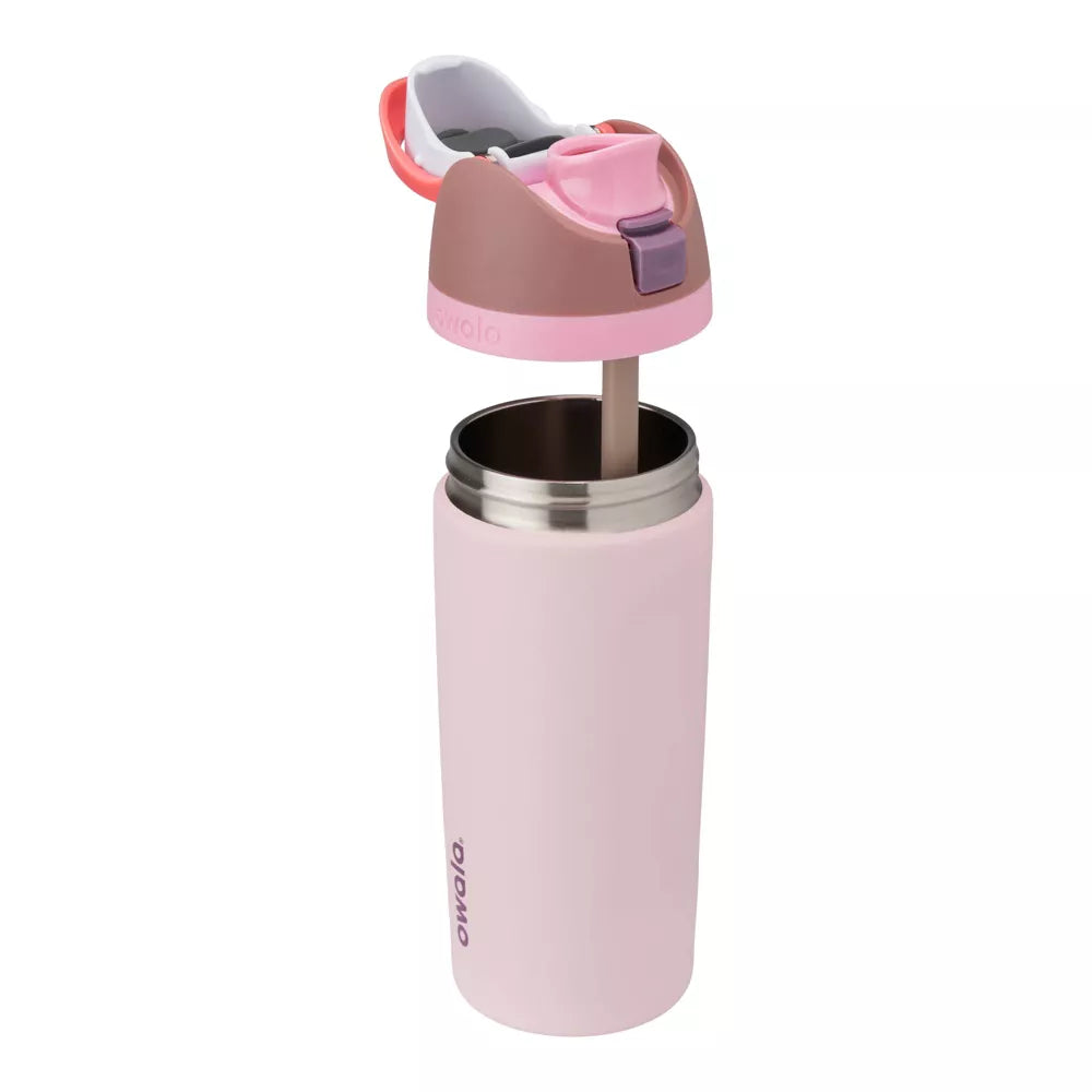 Owala Kids FreeSip de 16oz. / Rosado con café