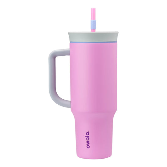 Owala - Tumbler de 40oz. / Clavellina con morado