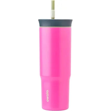 Owala - Tumbler de 24oz. / Fucsia con verde