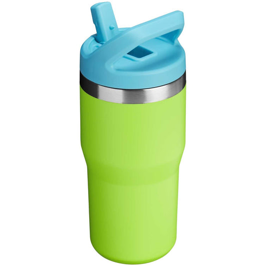 Stanley - Flip Straw Tumbler de 20 oz. / Verde con azul