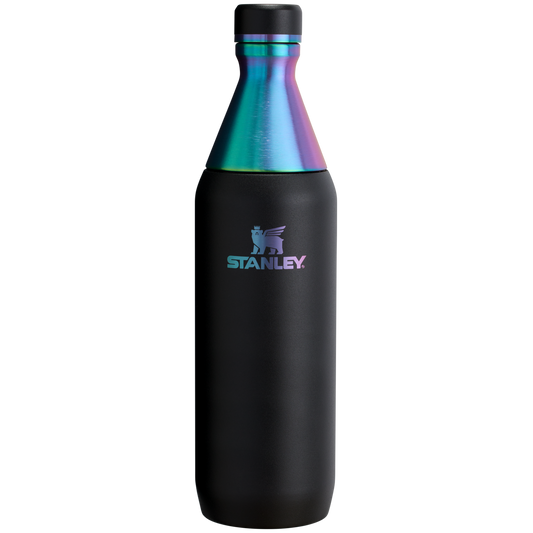 Stanley - Slim Bottle de 20 oz. / Negro Cromado