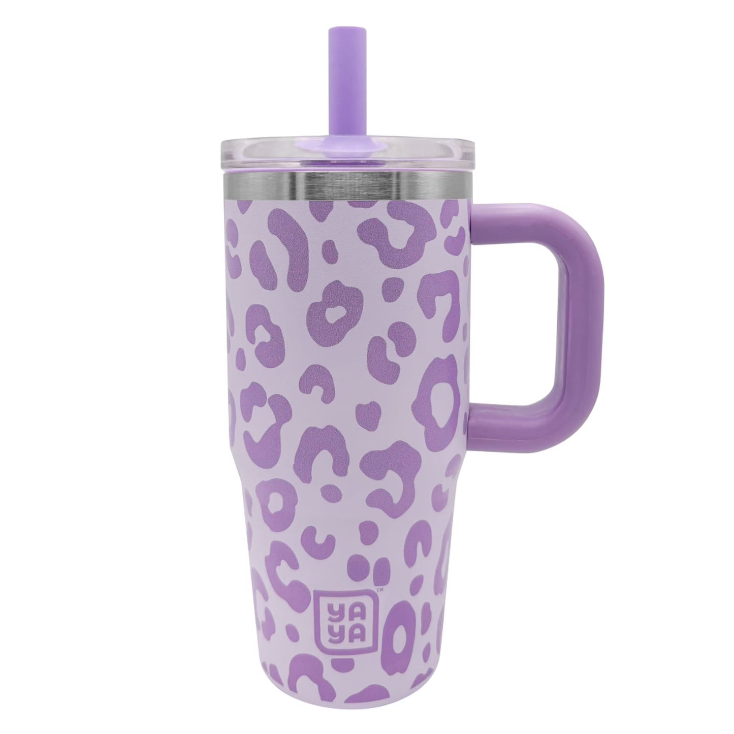 YAYA - My 1st Tumbler de 12 oz. / Morado con animal print