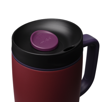 Owala - Smooth Sip Slider Tumbler 12oz. / Dark Cherry
