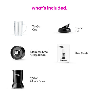 Magic Bullet de 16oz. / Negro