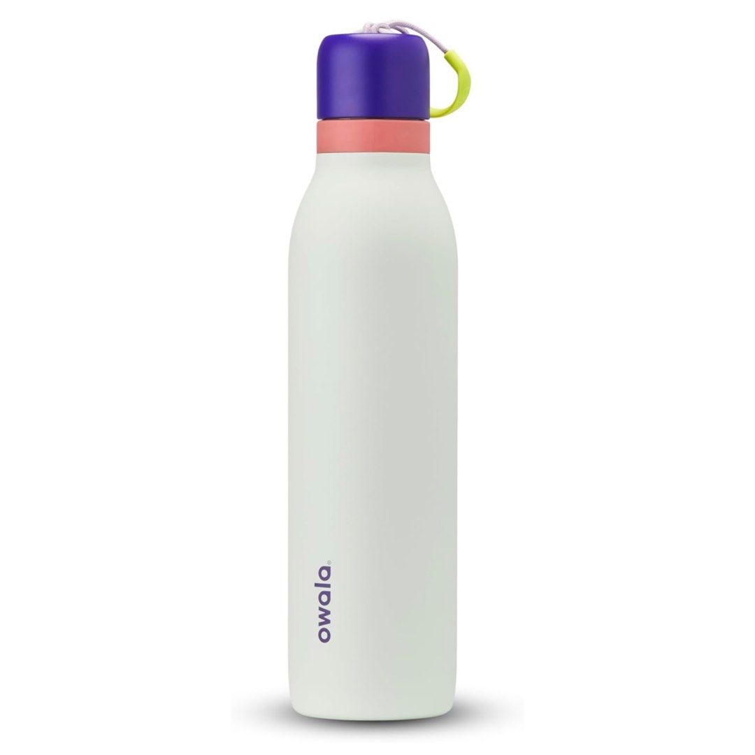 Owala - FreeSip Twist de 24oz. / Blanco con Morado
