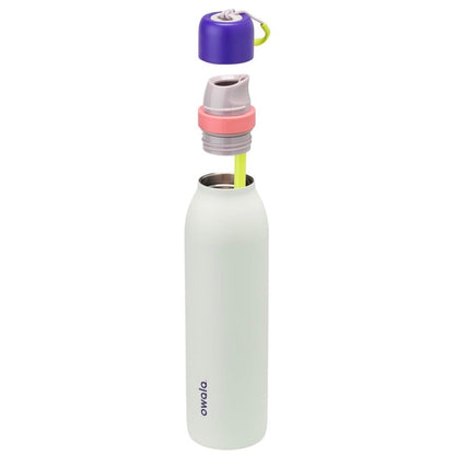 Owala - FreeSip Twist de 24oz. / Blanco con Morado
